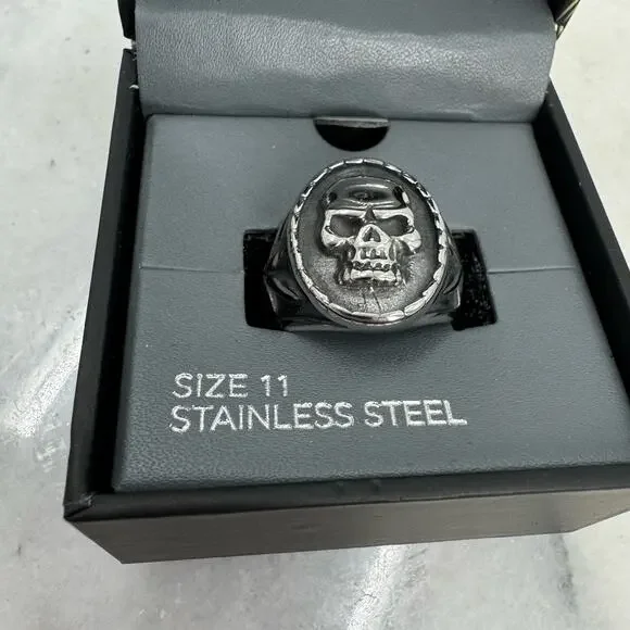 NWT Ed Hardy ring Stainless steel ring size 11 - Picture 5 of 5